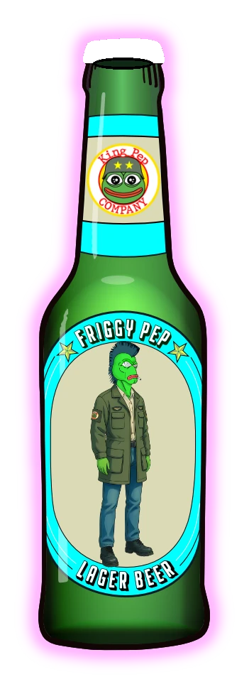Friggy PEP Lager Beer, King Pep Company